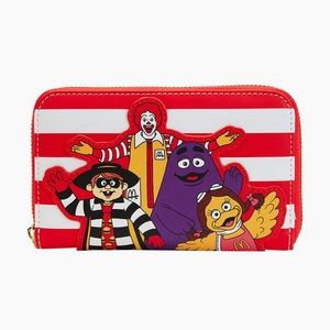 McDonald's Ronald McDonald and Friends Zip Around Wallet